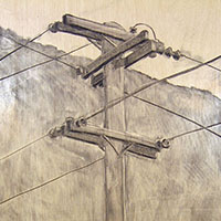 Mixed Media Drawing on Board