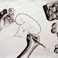 Drawing a Process: graphite